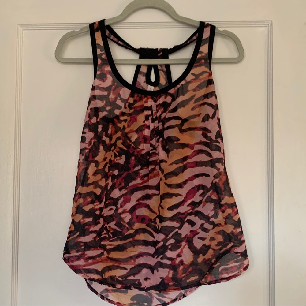 Fun Multicolored Printed Tank - Size S